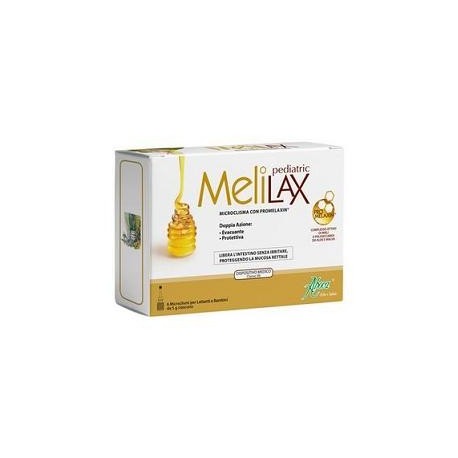 MeliLax Pediatric Microclismi 6 Pezzi - Lassativo per Bambini