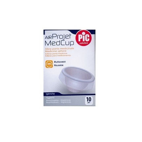 PIC Air Project MedCup 10 pezzi - Sfere porta medicinale per aerosol