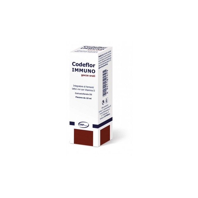 Codeflor Immuno integratore di fermenti lattici vivi con vitamina D 4,8 g