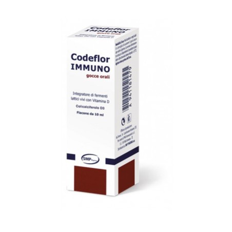 Codeflor Immuno integratore di fermenti lattici vivi con vitamina D 4,8 g Codeflor Immuno integratore di fermenti lattici vivi con vitamina D 4,8 g