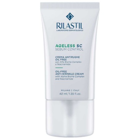 Rilastil Ageless SC Sebum Control Crema viso antirughe oil free 40 ml Rilastil Ageless SC Sebum Control Crema viso antirughe oil free 40 ml
