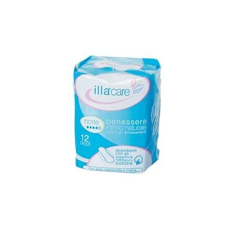 Illa Care Assorbente Notte Con Ali Flusso Intenso 12 Pezzi Illa Care Assorbente Notte Con Ali Flusso Intenso 12 Pezzi
