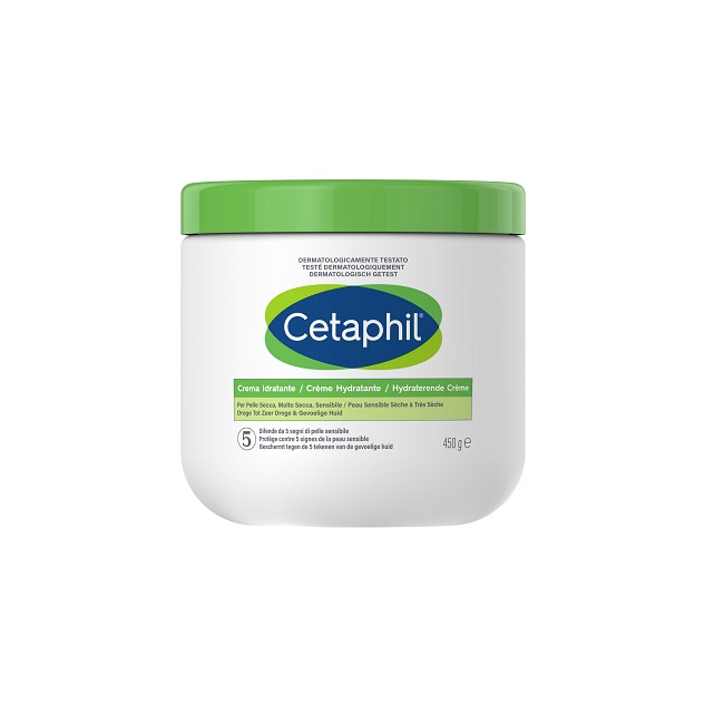 Cetaphil crema idratante lenitiva per pelle secca e sensibile 450 g