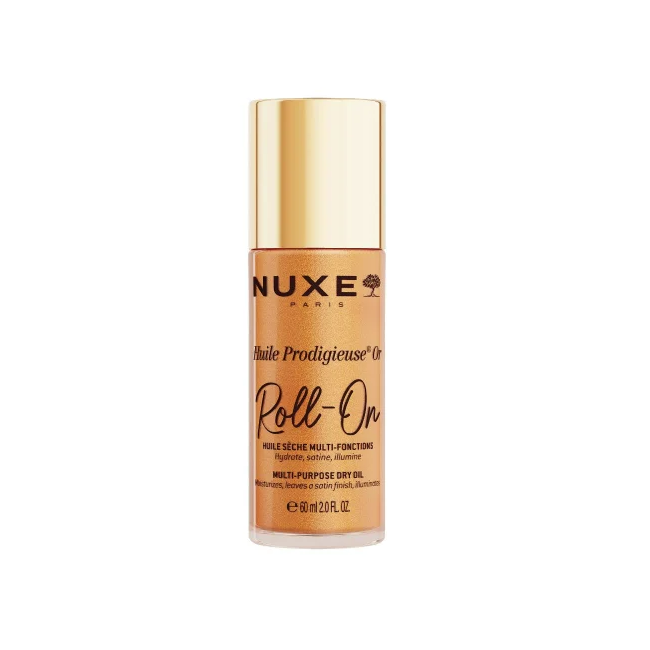 Nuxe Huile Prodigieuse Or Roll On olio viso corpo dorato naturale 60ml