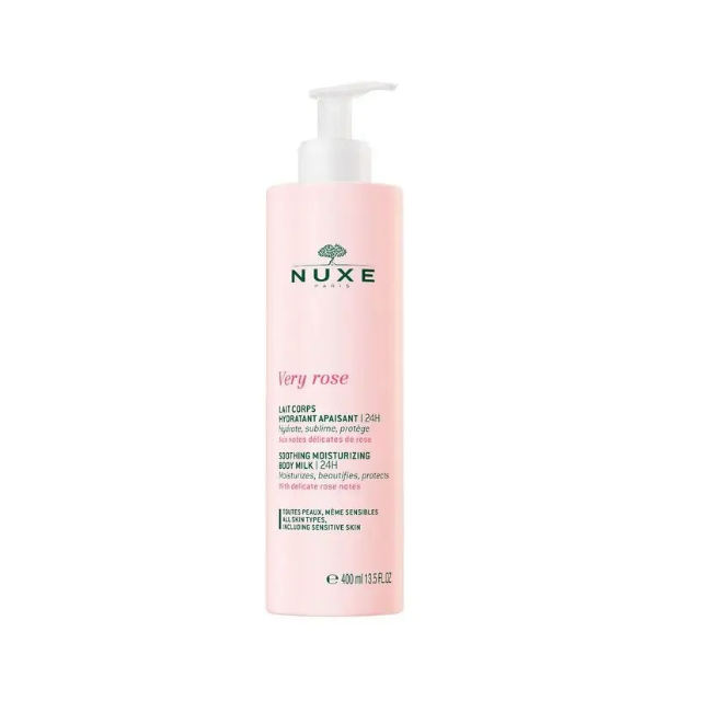 Nuxe Very Rose Latte corpo idratante lenitivo 24 ore 400 ml