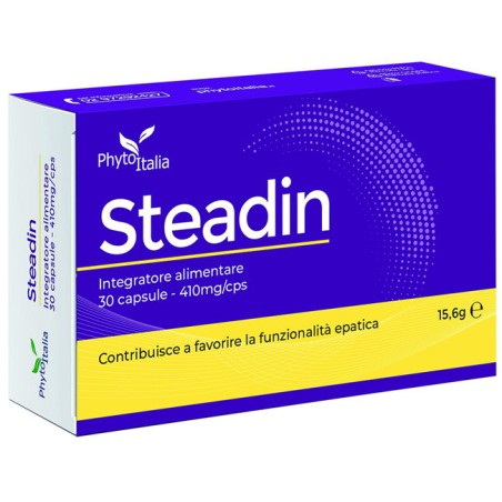 Steadin 30 capsule - Integratore per la funzionalità epatica