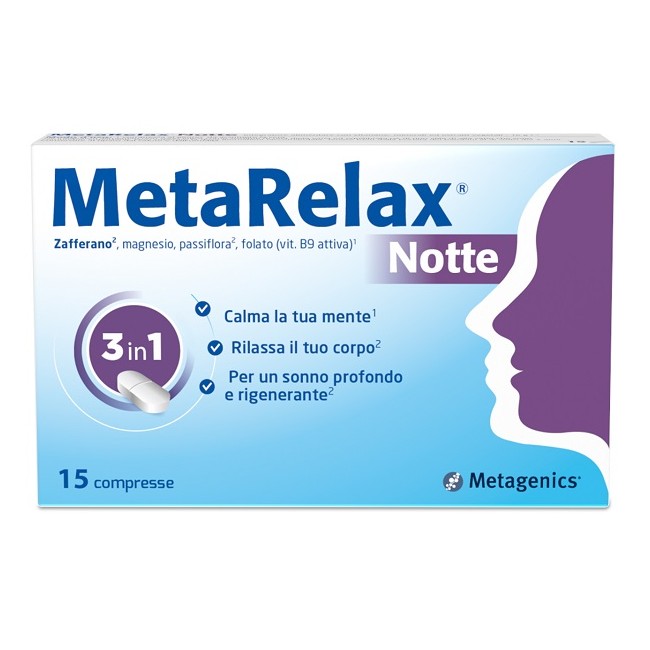 Metagenics Metarelax Notte 15 Compresse