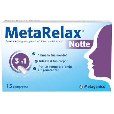 Metagenics Metarelax Notte 15 Compresse