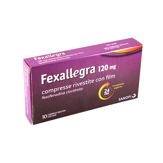 Gmm Farma Fexallegra 120 Mg Compresse Rivestite Con Film Fexofenadina Cloridrato