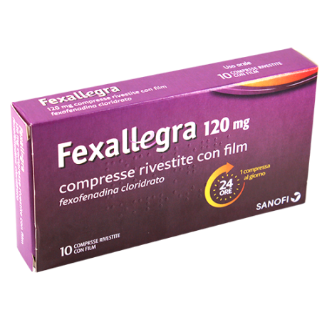 Gmm Farma Fexallegra 120 Mg Compresse Rivestite Con Film Fexofenadina Cloridrato Gmm Farma Fexallegra 120 Mg Compresse Rivestite Con Film Fexofenadina Cloridrato