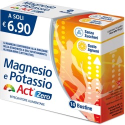 F&f Magnesio E Potassio Act Zero 14 Bustine