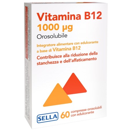 Sella Vitamina B12 60 Compresse Orosolubili Sella Vitamina B12 60 Compresse Orosolubili