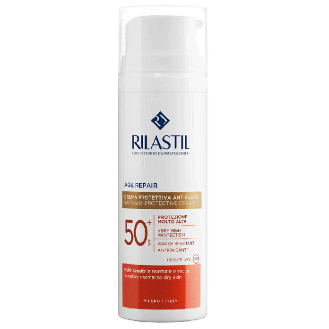 Rilastil Sun System Age Repair Crema Solare Viso Antirughe SPF50+ 40ml