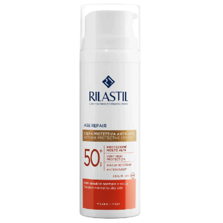 Rilastil Sun System Age Repair Crema Solare Viso Antirughe SPF50+ 40ml Rilastil Sun System Age Repair Crema Solare Viso Antirughe SPF50+ 40ml