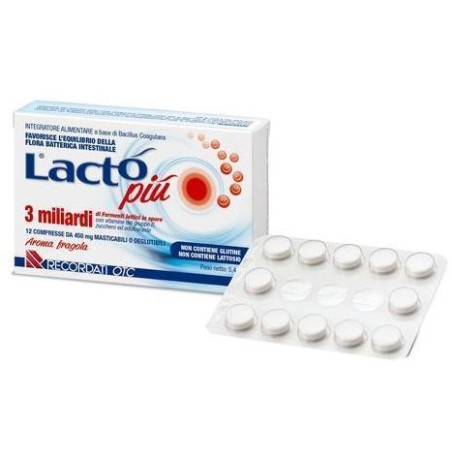 Lacto Più 3 Miliardi 12 Compresse: supporto quotidiano per l'equilibrio della flora batterica intestinale. Lacto Più 3 Miliardi 12 Compresse: supporto quotidiano per l'equilibrio della flora batterica intestinale.