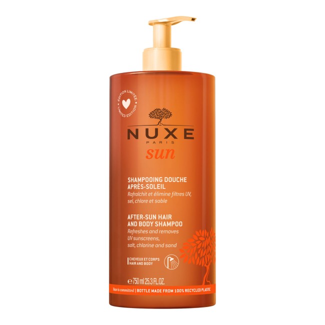 Nuxe Sun Shampoo gel doccia doposole corpo capelli 750 ml maxi formato