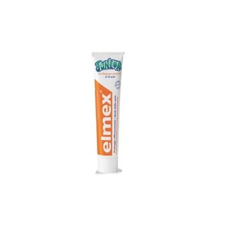 Elmex Junior Dentifricio al Fluoro per Bambini dai 6 ai 12 Anni 75 ml Elmex Junior Dentifricio al Fluoro per Bambini dai 6 ai 12 Anni 75 ml