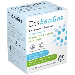 Società Prodotti Antibiotici Dispositivo Dissengas 30 Bustine Orodispersibili