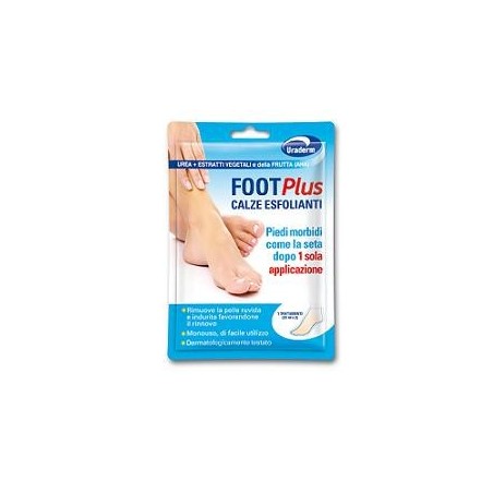 Uraderm Foot Plus calze esfolianti per piedi secchi e screpolati 2 pezzi Uraderm Foot Plus calze esfolianti per piedi secchi e screpolati 2 pezzi