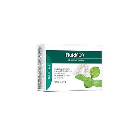 Fluid 600 10 Bustine - Integratore Alimentare per le Vie Respiratorie Fluid 600 10 Bustine - Integratore Alimentare per le Vie Respiratorie