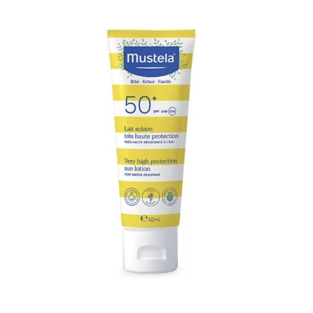 Mustela Latte solare SPF 50+ Protezione solare per bambini Mustela Latte solare SPF 50+ Protezione solare per bambini