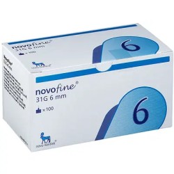 Novofine Ago 31G x 6 mm – ambito per penne insulina: comfort, precisione e sicurezza.
