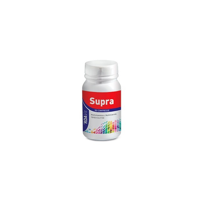 RDA VIT Supra 50 Compresse Integratore Multivitaminico e Multiminerale