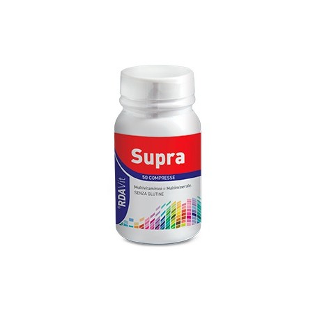 RDA VIT Supra 50 Compresse Integratore Multivitaminico e Multiminerale RDA VIT Supra 50 Compresse Integratore Multivitaminico e Multiminerale