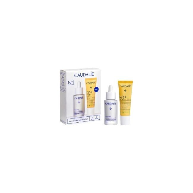 Caudalie Cofanetto Vinoperfect Siero antimaccchie  + Crema solare SPF 50 in OMAGGIO