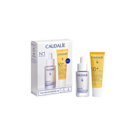 Caudalie Cofanetto Vinoperfect Siero antimaccchie  + Crema solare SPF 50 in OMAGGIO