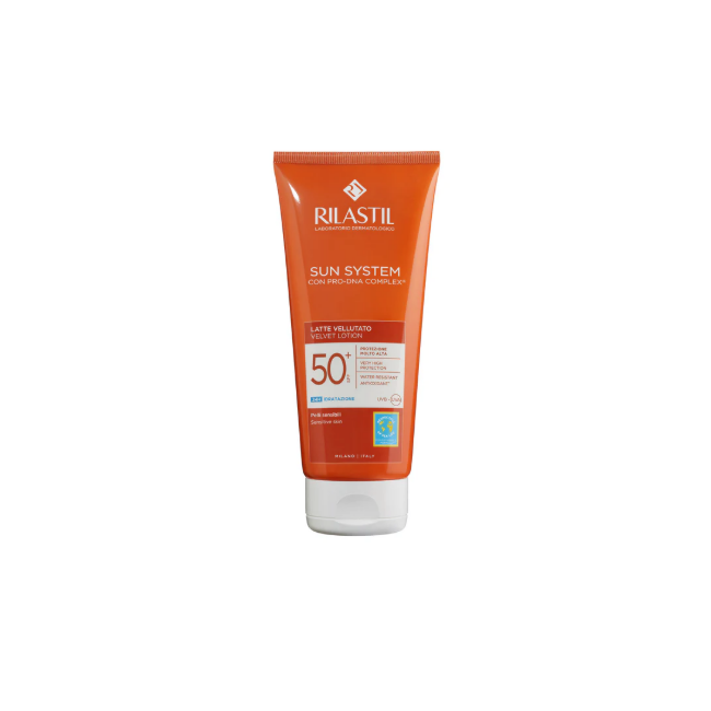 Rilastil Sun System Latte velluto spf50+ 200 ml OMAGGIO
