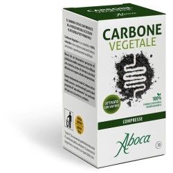 Aboca Carbone Vegetale Integratore contro gonfiore e gas 30 compresse