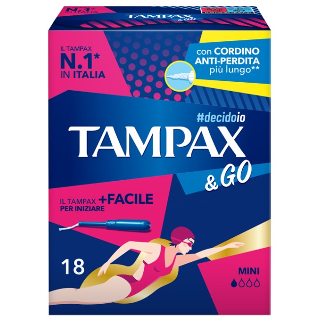 Fater Tampax &go Mini 18 Pezzi