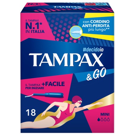 Fater Tampax &go Mini 18 Pezzi