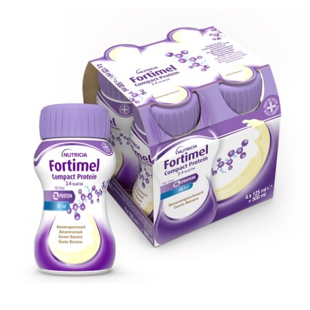 Danone Fortimel Compact Protein Banana 4 Bottiglie 125 Ml