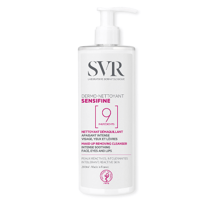 SVR Sensifine Dermo Nettoyant struccante lenitivo pelle intollerante 400 ml SVR Sensifine Dermo Nettoyant struccante lenitivo pelle intollerante 400 ml