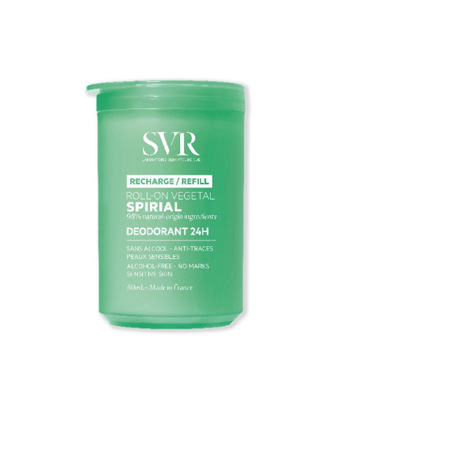 SVR Spirial Deodorante roll on vegetal senza sali di alluminio REFILL 50 ml