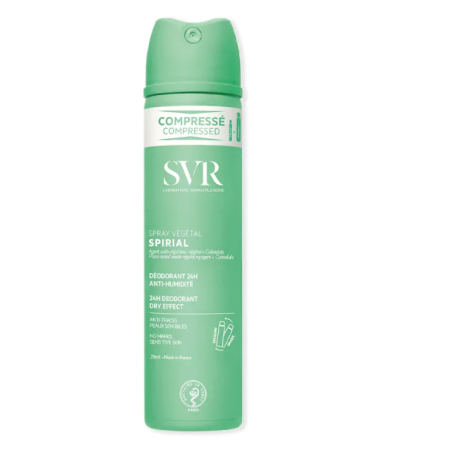 Svr Spirial Vegetal Deodorante spray anti traspirante con attivi di origine vegetale 75 ml Svr Spirial Vegetal Deodorante spray anti traspirante con attivi di origine vegetale 75 ml