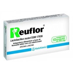 Reuflor 10 Compresse - Integratore di Fermenti Lattici Vivi al Limone