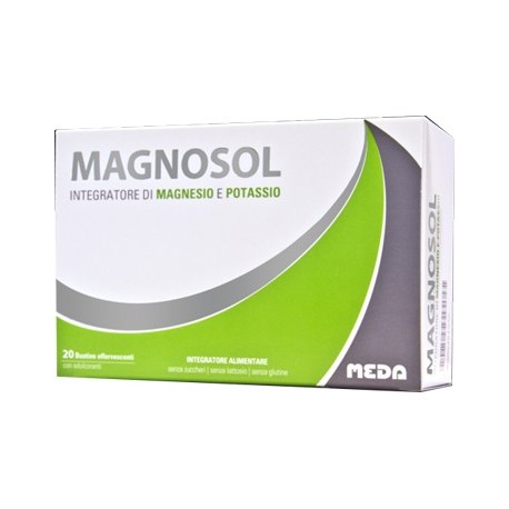 Magnosol 20 Bustine Effervescenti - Integratore di Magnesio e Potassio