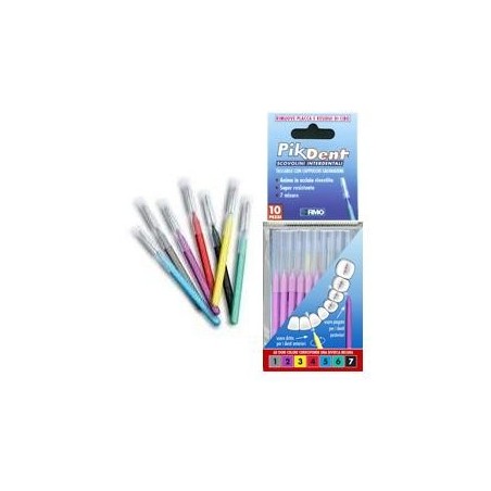 Pikdent Stuzzicolino grigio 0,4 mm 10 scovolini interdentali con cappuccio Pikdent Stuzzicolino grigio 0,4 mm 10 scovolini interdentali con cappuccio