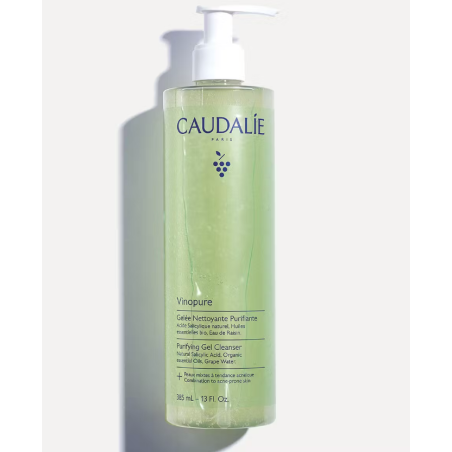 Caudalie Vinopure Gel detergente viso purificante e anti imperfezioni 385 ml
