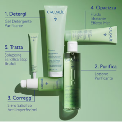 Caudalie Vinopure Gel detergente viso purificante formato maxi 385 ml