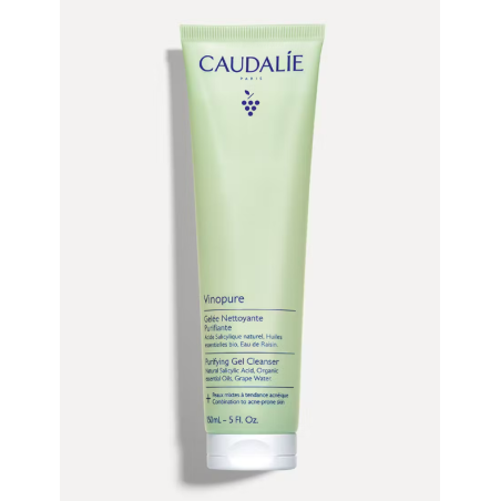 Caudalie Vinopure Gel detergente viso purificante e anti imperfezioni 150 ml