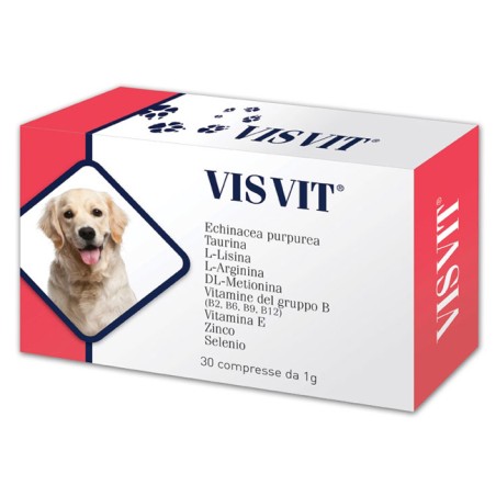 VisVit 30 capsule 1 g - Mangime complementare cani e gatti VisVit 30 capsule 1 g - Mangime complementare cani e gatti