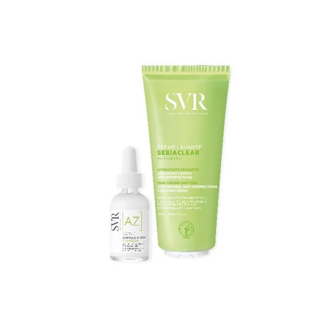SVR + Insulti Luminosi Sebiaclear Crème Lavante 200 ml + Ampoule Flash 30 ml SVR + Insulti Luminosi Sebiaclear Crème Lavante 200 ml + Ampoule Flash 30 ml