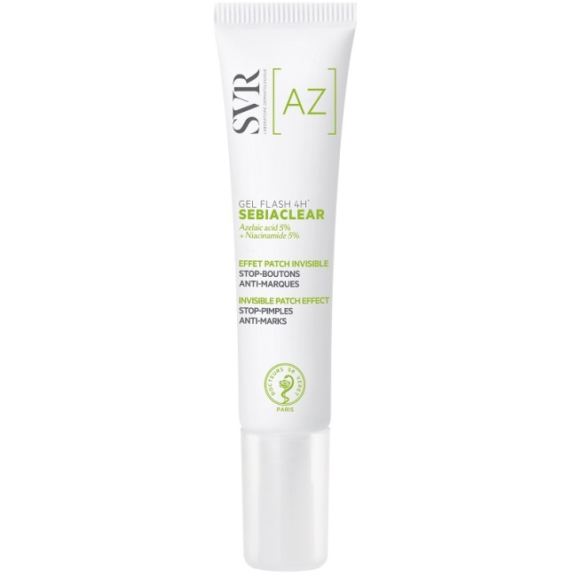 SVR Sebiaclear Gel Flash 4H stop ai brufoli effetto patch localizzato 15 ml