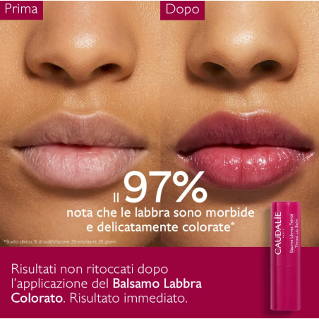 Caudalie Vinotherapist Balsamo stick labbra colorato al lampone Caudalie Vinotherapist Balsamo stick labbra colorato al lampone