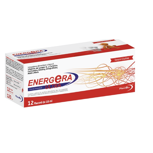 Pharmera Energera Integratore energetico e cognitivo 10 flaconcini