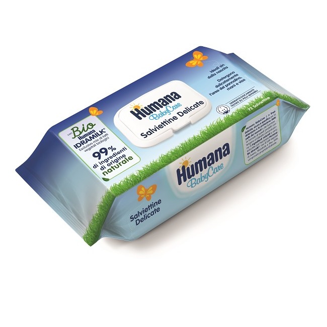 Humana Baby Care Salviette 72 Pezzi